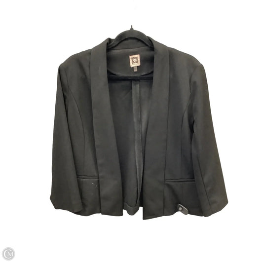 Blazer By Anne Klein In Black, Size: L