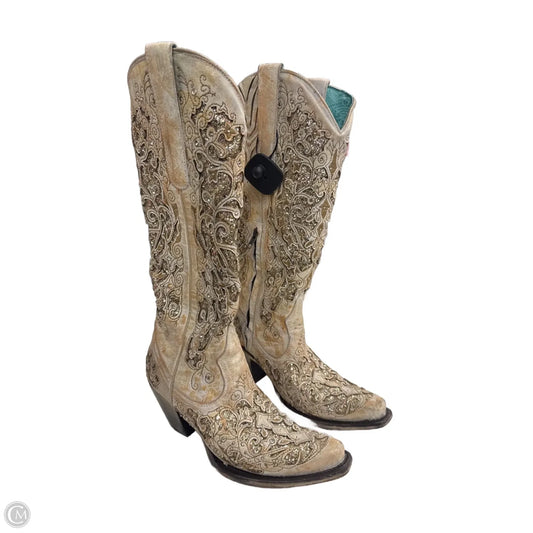 Boots Western By Corral In Beige, Size: 7.5