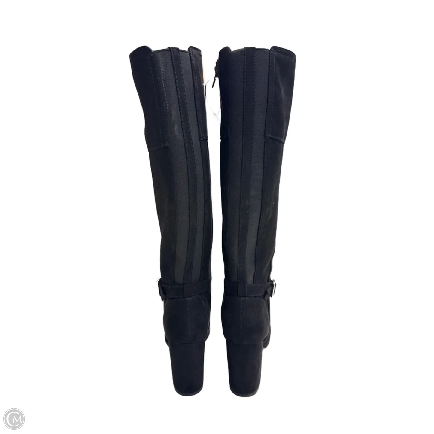 Boots Mid-calf Heels By Kelly And Katie In Black, Size: 7