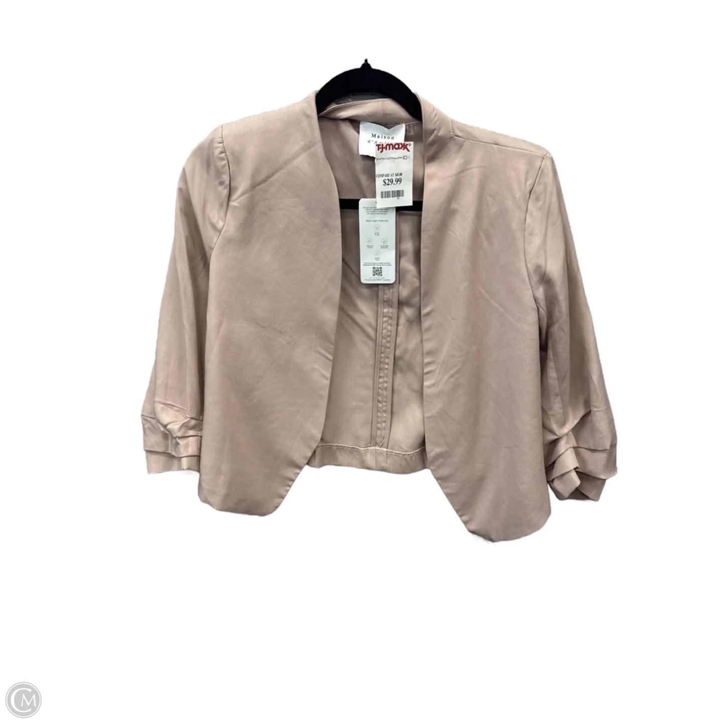 Blazer By Maison Damelie In Cream, Size: S