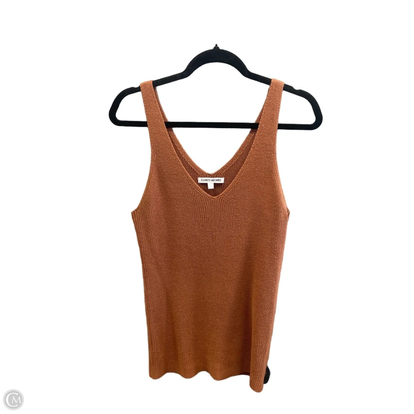 Top Sleeveless By Elizabeth And James In Brown, Size: L