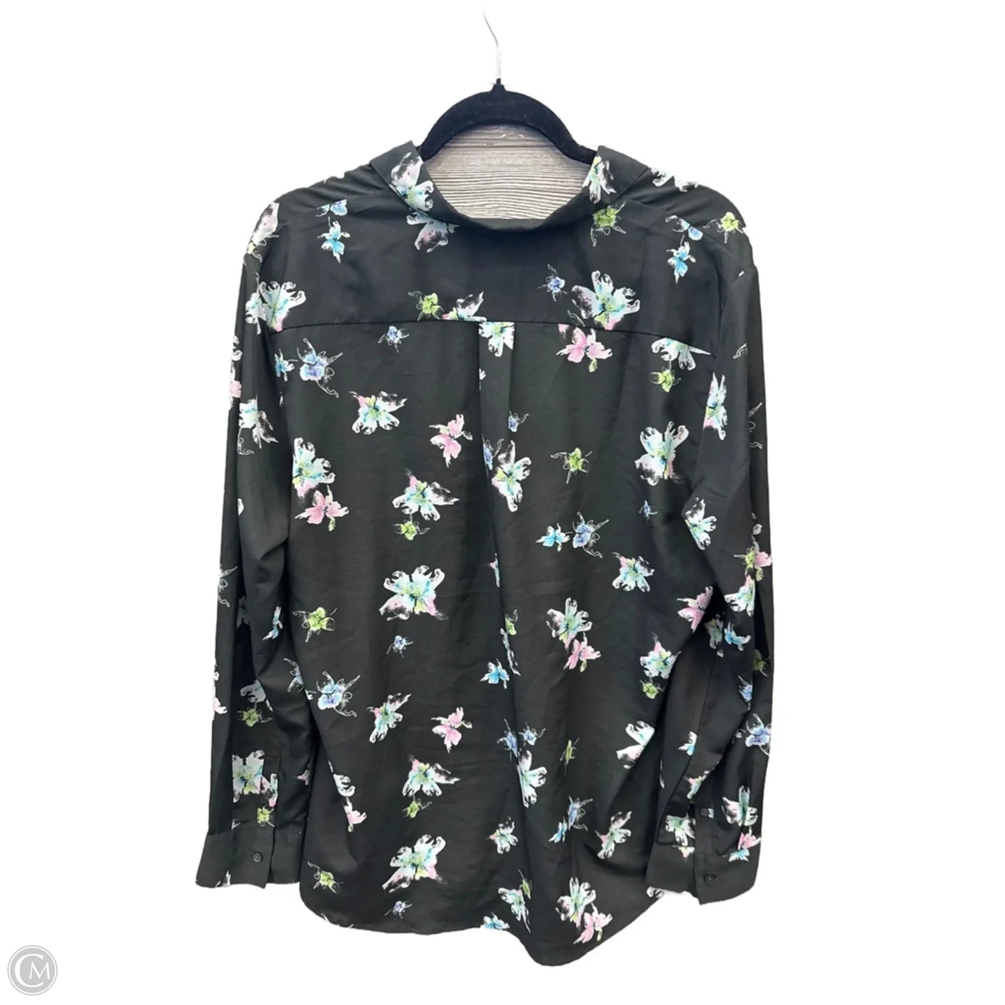 Top Long Sleeve By Banana Republic In Black, Size: Xl