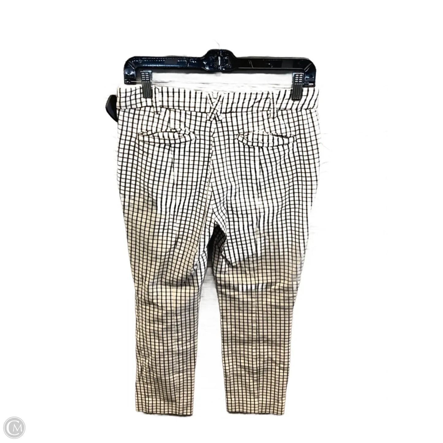 Pants Cropped By Anthropologie In Plaid Pattern, Size: 4