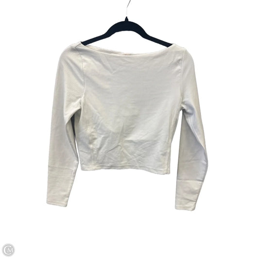 Athletic Top Long Sleeve Crewneck By Calia In White, Size: M