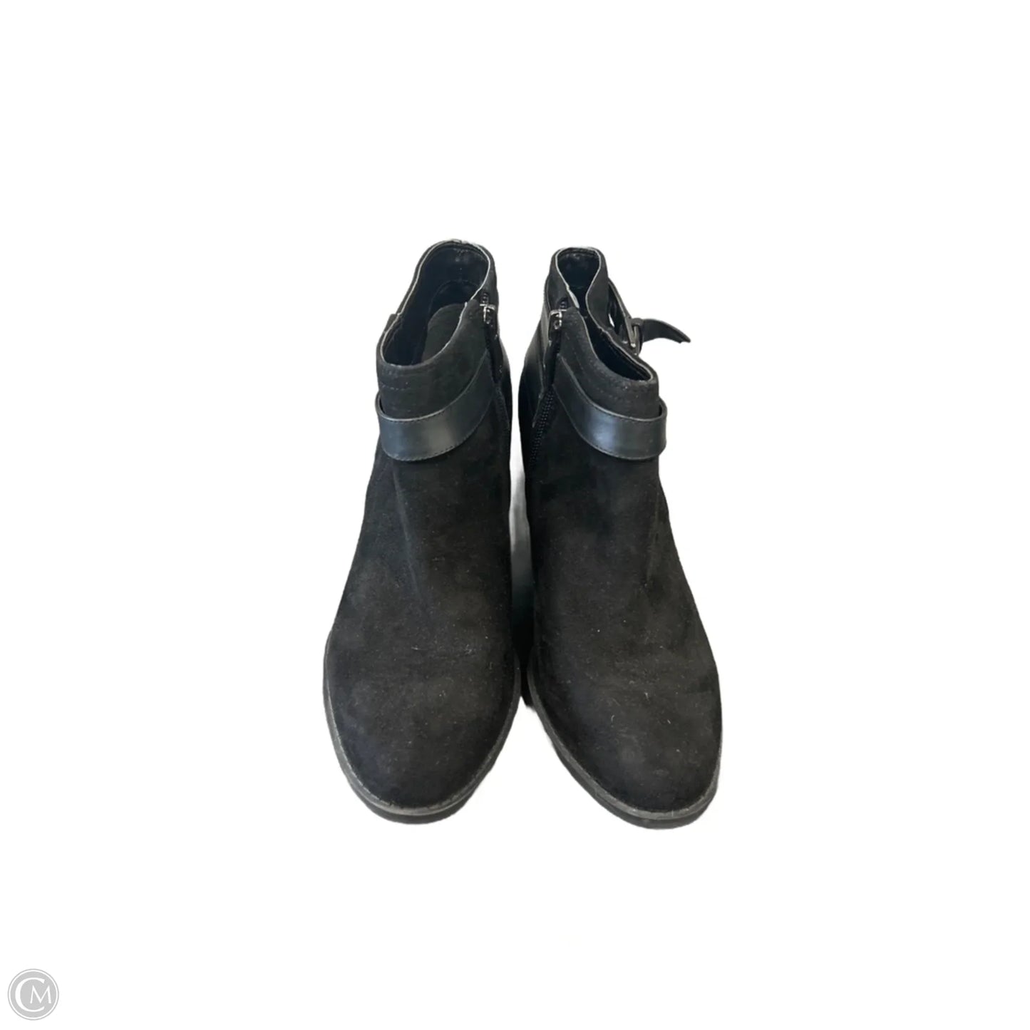 Boots Ankle Heels By Liz Claiborne In Black, Size: 6.5