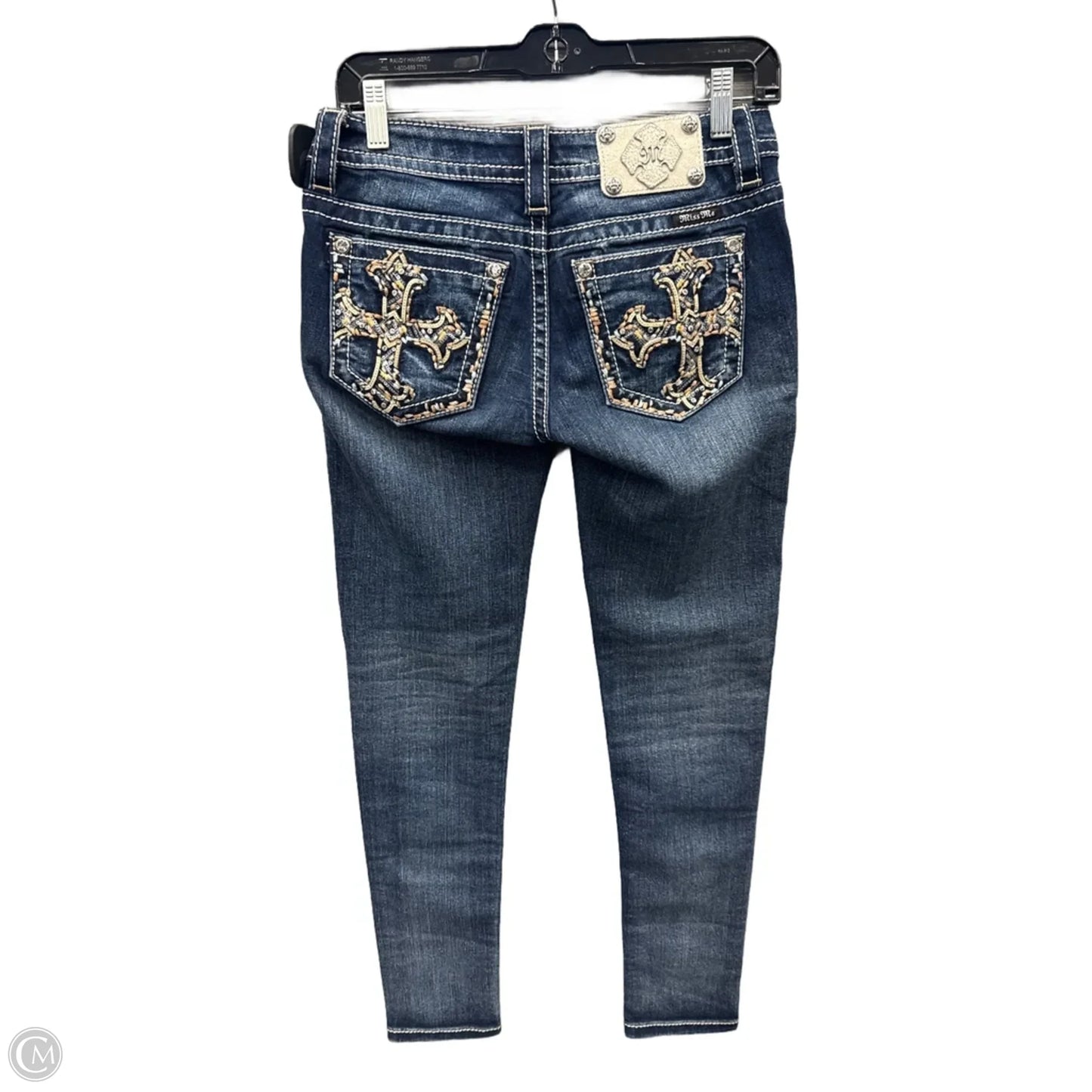 Jeans Skinny By Miss Me In Blue Denim, Size: 2
