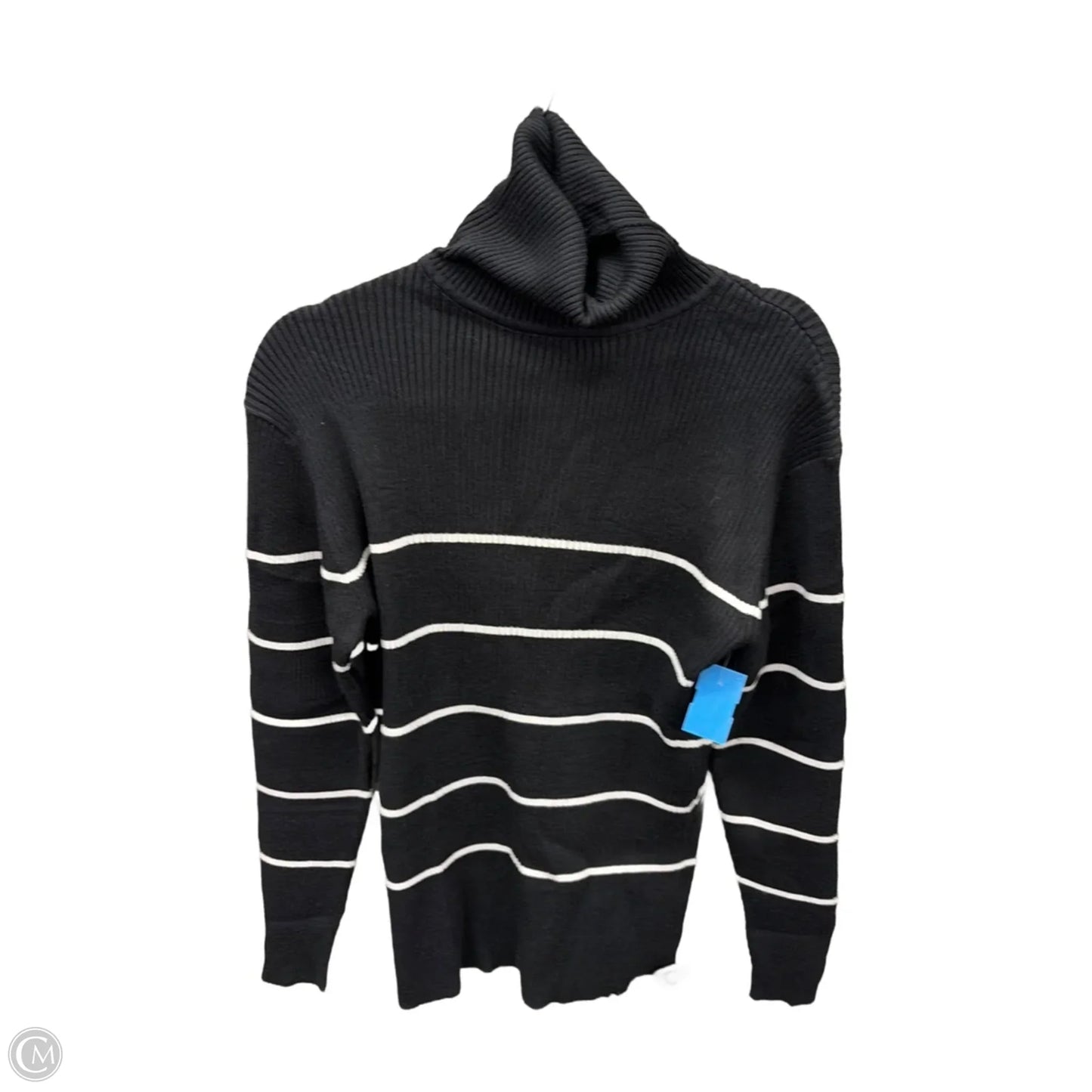 Sweater By Clothes Mentor In Striped Pattern, Size: M