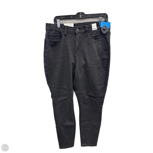 Jeans Skinny By Judy Blue In Black Denim, Size: 14