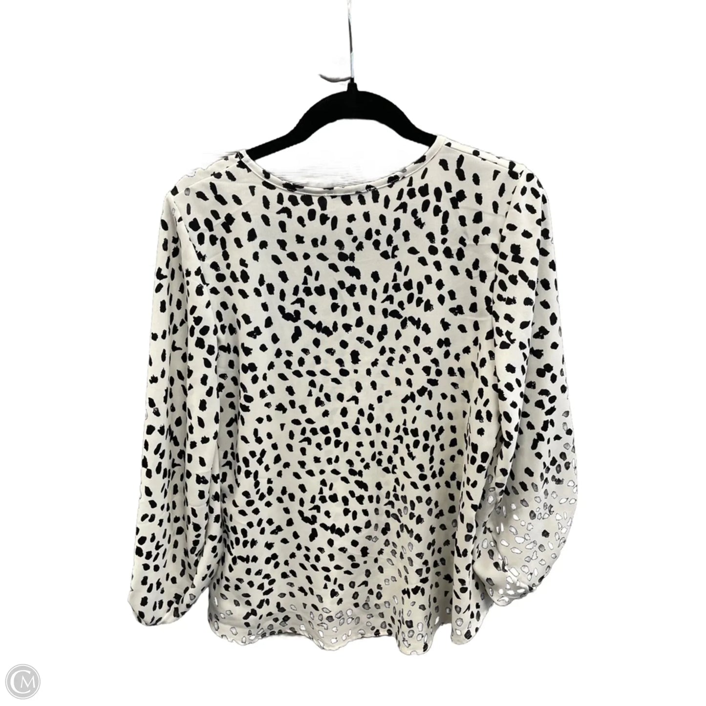 Top Long Sleeve By Jodifl In Black & White, Size: S