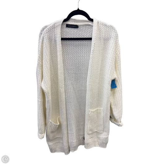 Sweater Cardigan By Merokeety In White, Size: S