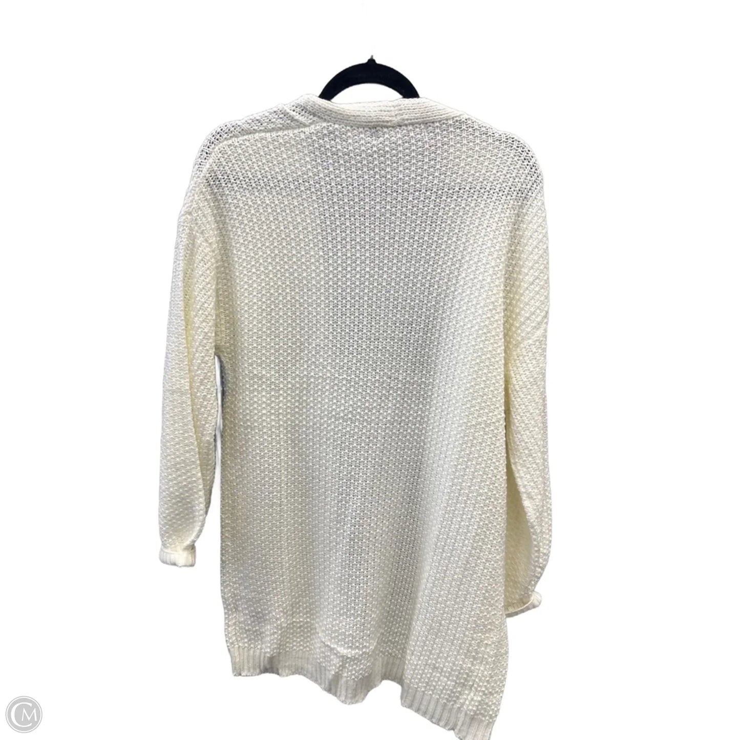 Sweater Cardigan By Merokeety In White, Size: S