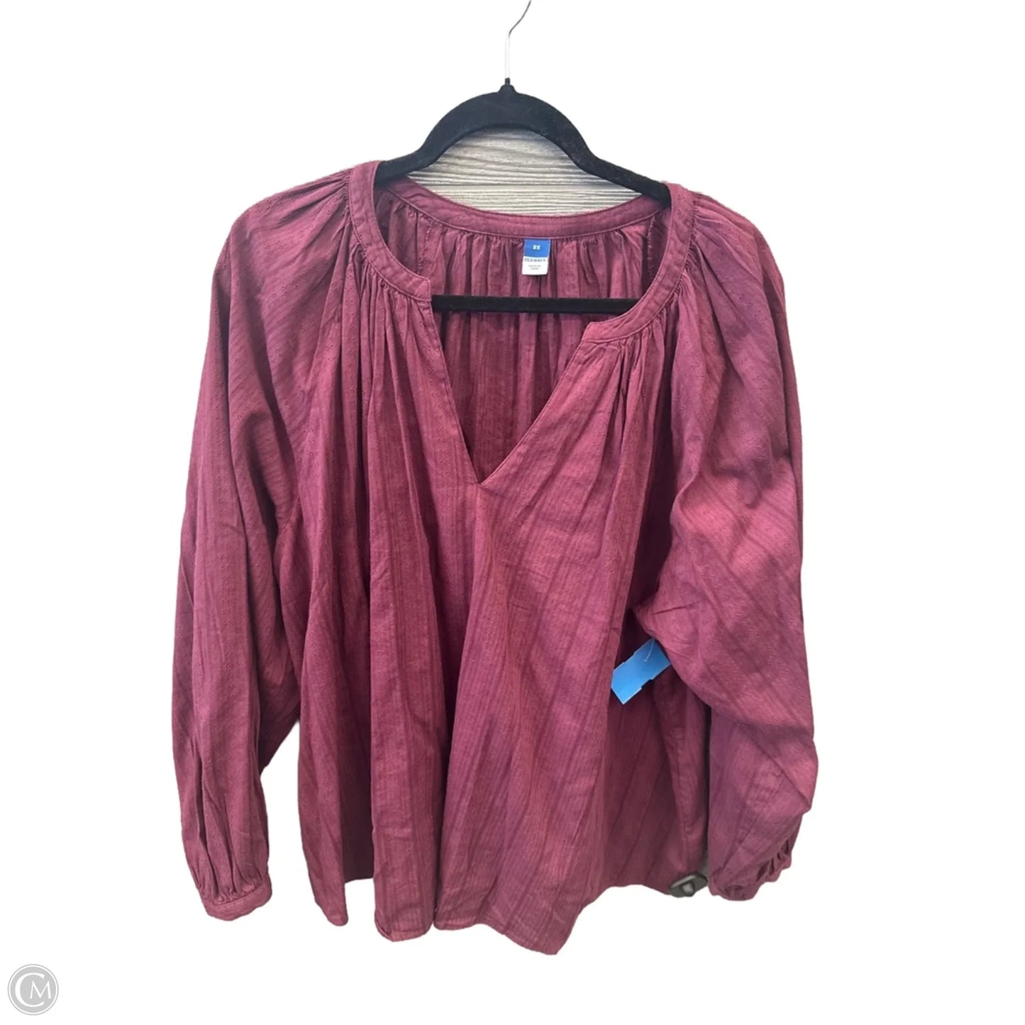Top Long Sleeve By Old Navy In Purple, Size: 2x