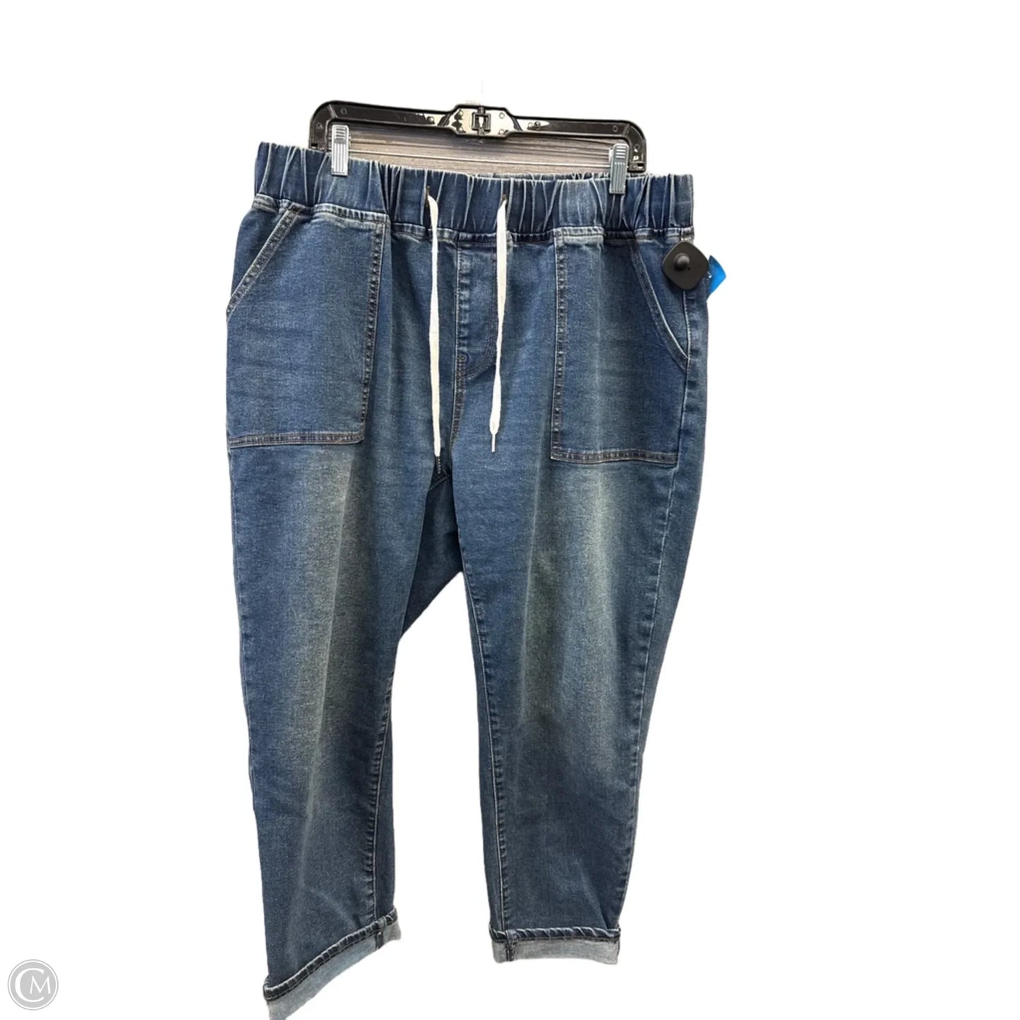 Jeans Straight By Clothes Mentor In Blue Denim, Size: 18