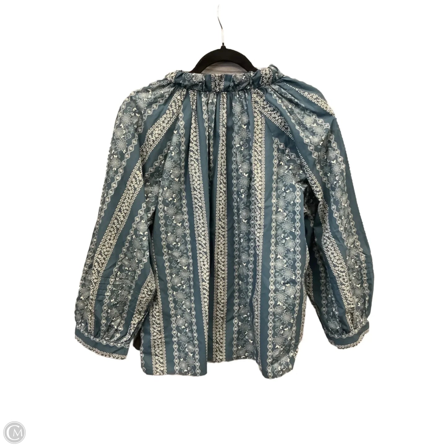 Top Long Sleeve By Ana In Blue, Size: L