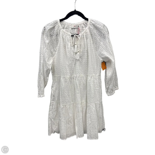 Dress Casual Short By Vineyard Vines In White, Size: S