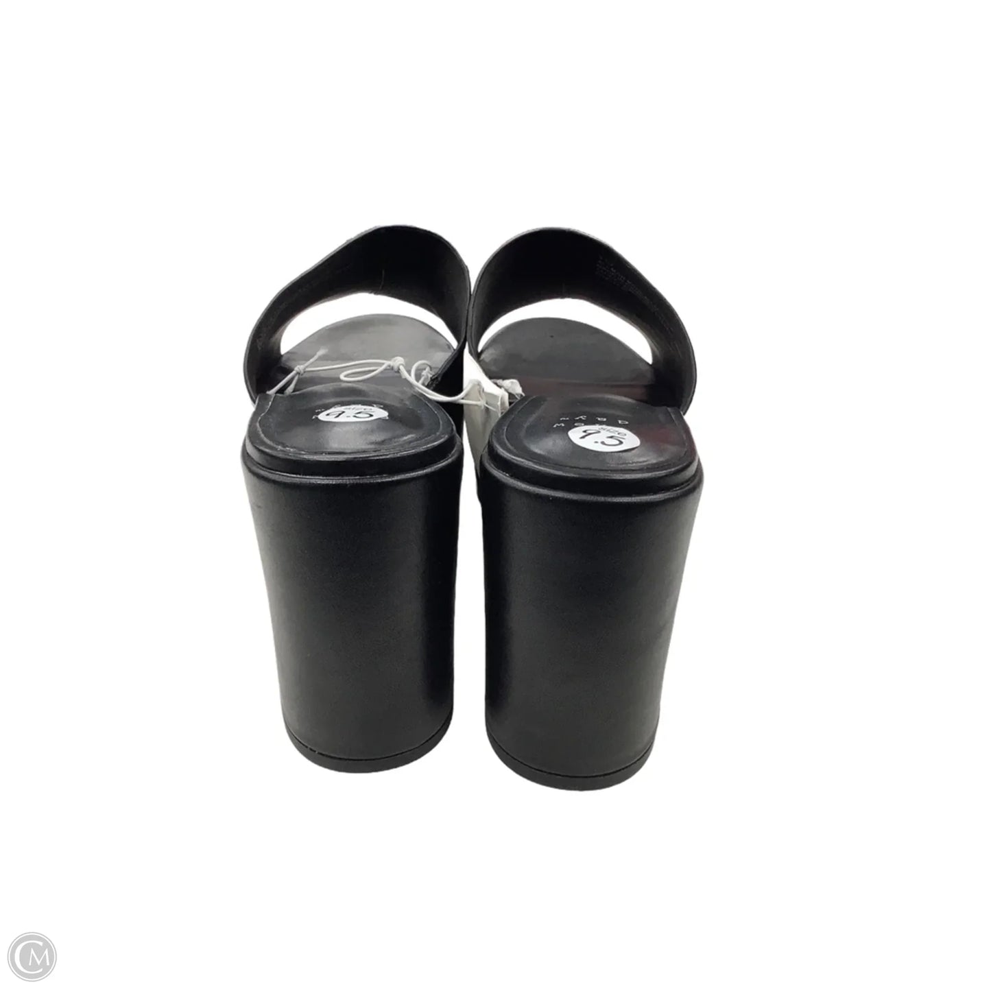 Sandals Heels Platform By A New Day In Black, Size: 9.5