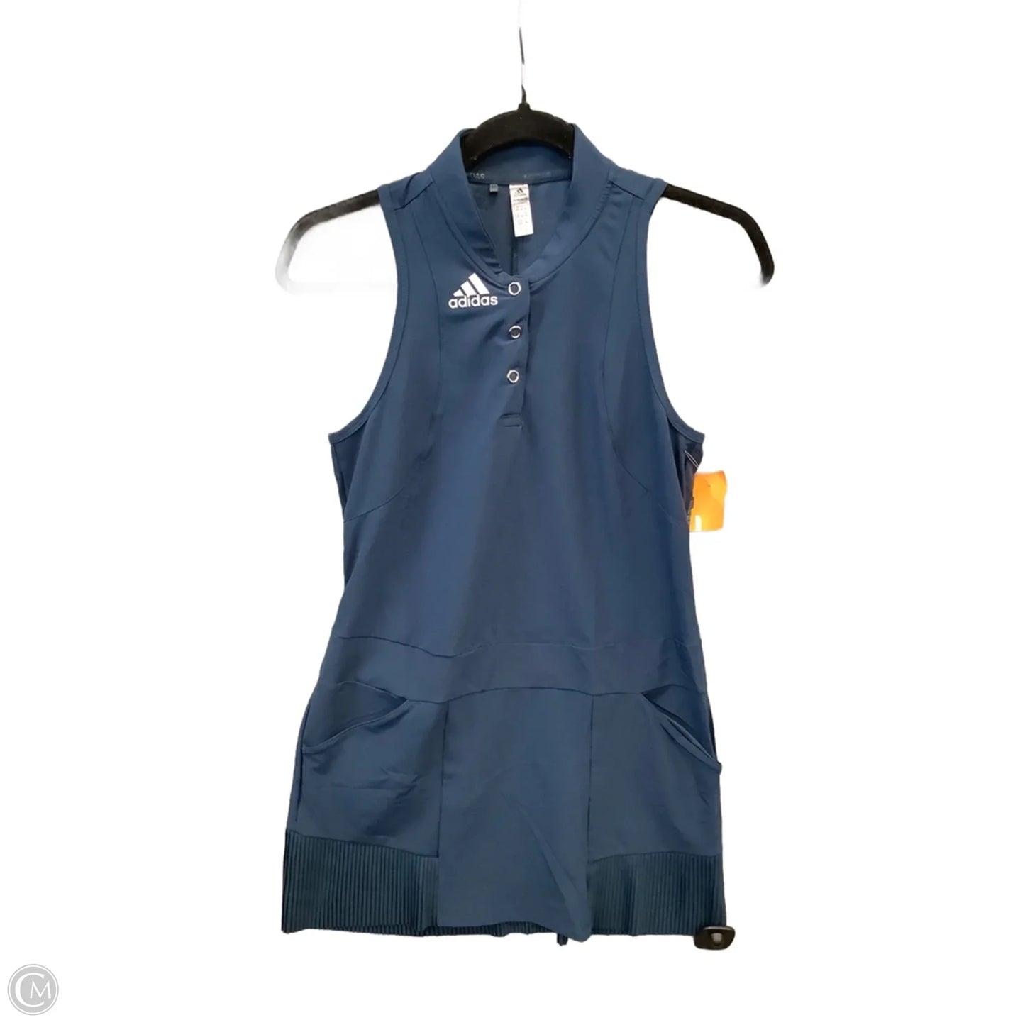 Athletic Dress By Adidas In Blue, Size: Xs