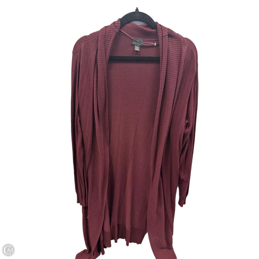 Cardigan By Worthington In Red, Size: Xl