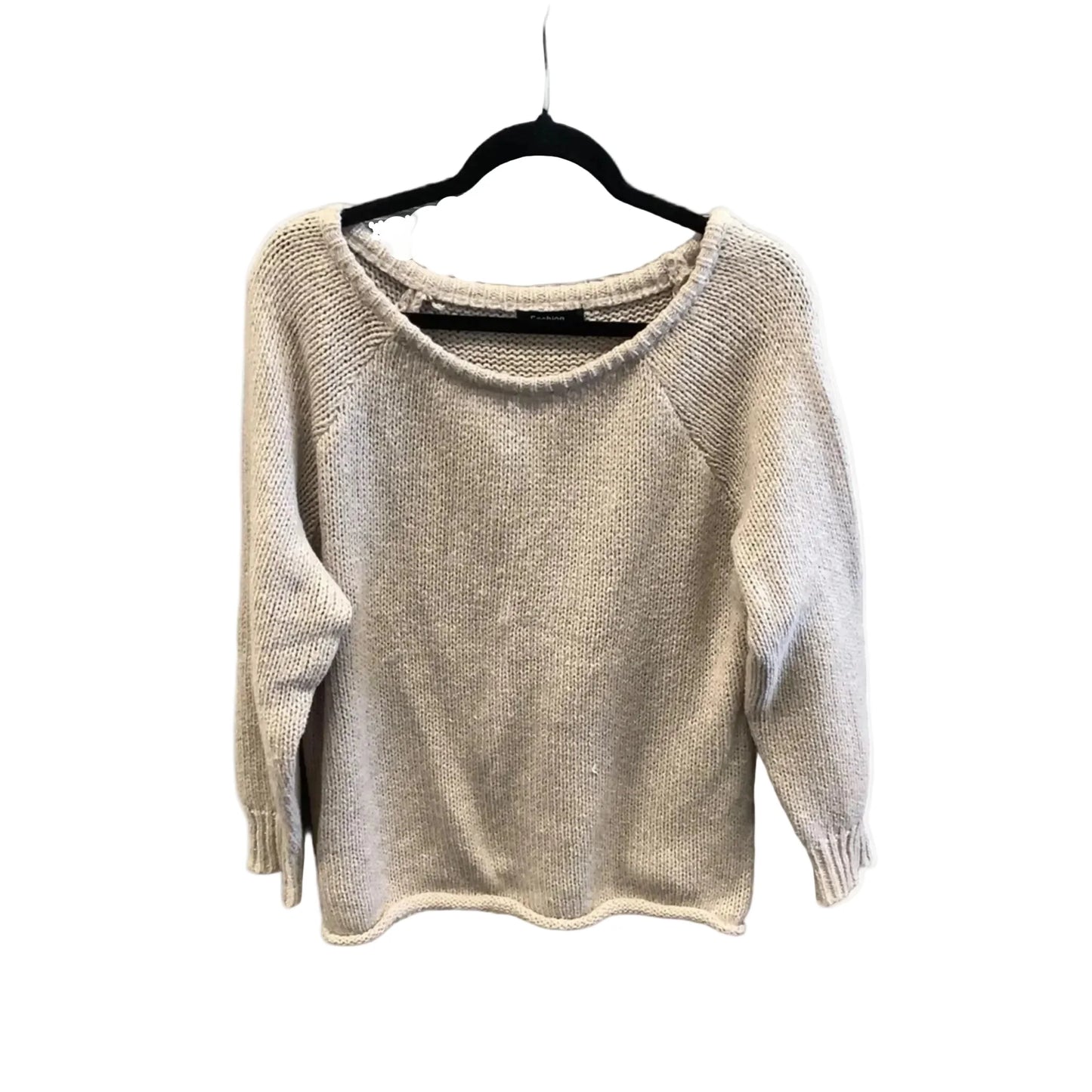 Sweater By Clothes Mentor In Beige, Size: M