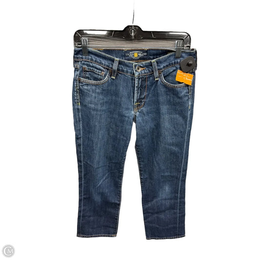 Jeans Straight By Lucky Brand In Blue Denim, Size: 4