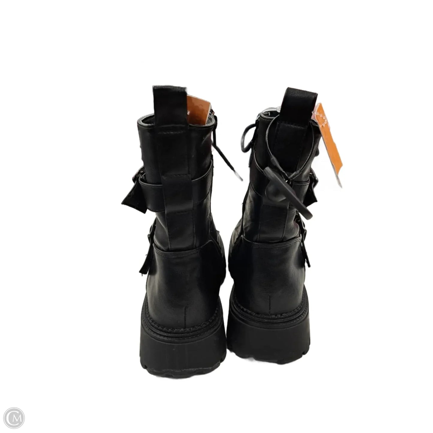Boots Combat By Sincerely Jules In Black, Size: 7.5