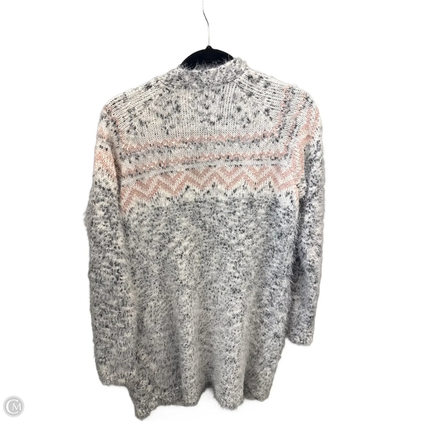 Sweater Cardigan By Retrology In Grey, Size: M