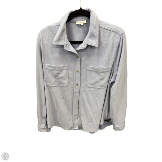 Top Long Sleeve By Beachlunchlounge In Purple, Size: L