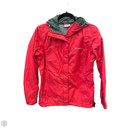 Athletic Jacket By Columbia In Red, Size: S