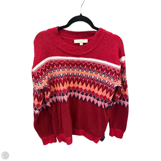 Sweater By Loft In Red, Size: L