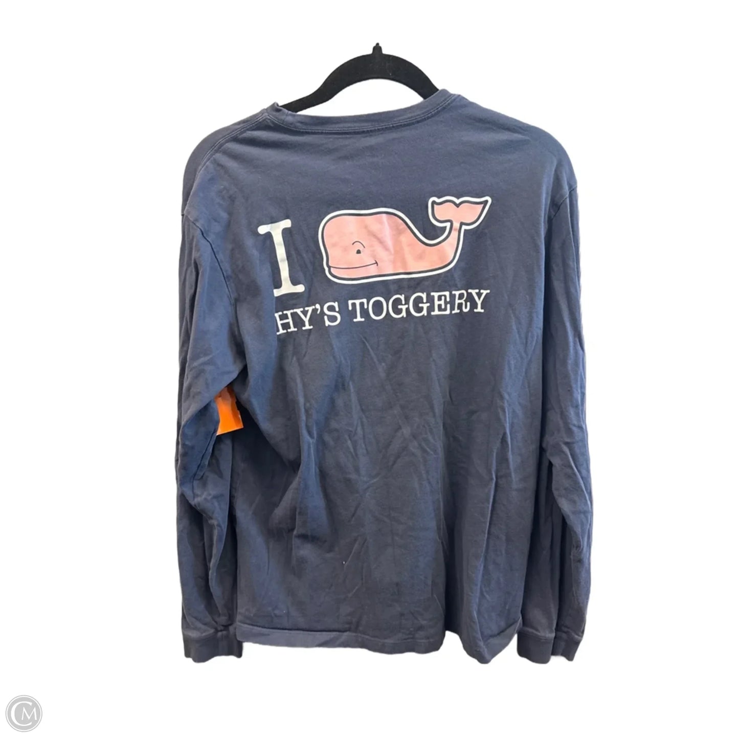 Top Long Sleeve By Vineyard Vines In Blue, Size: S