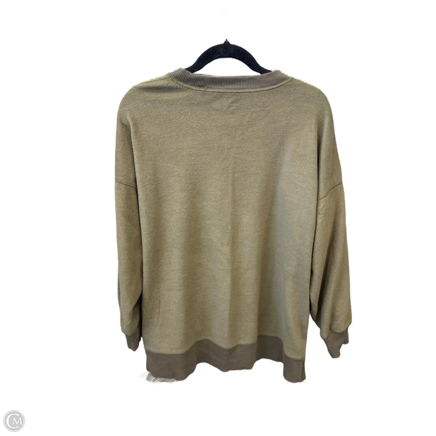 Sweatshirt Crewneck By Aerie In Green, Size: M