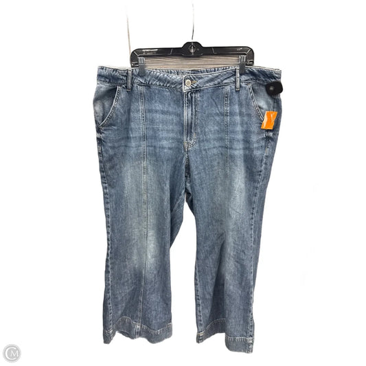 Jeans Straight By Maurices In Blue Denim, Size: 20