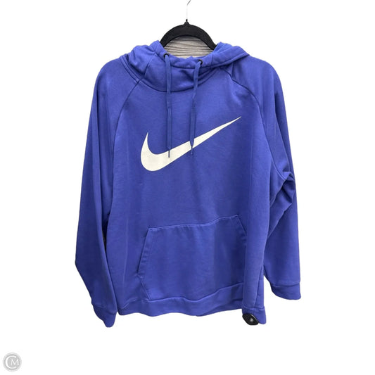 Sweatshirt Hoodie By Nike In Purple, Size: Xl