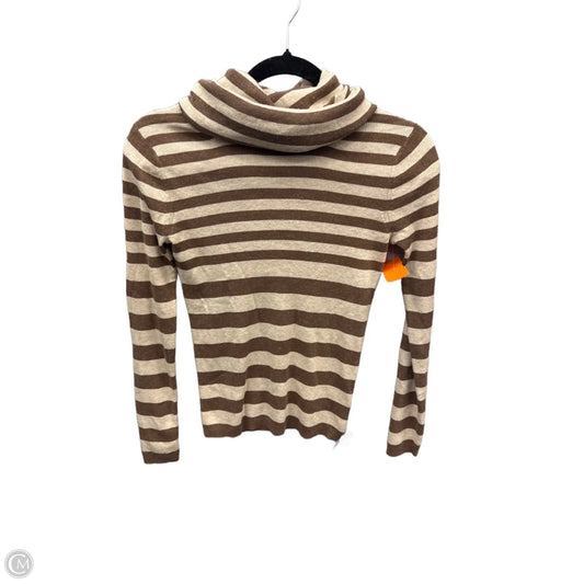 Top Long Sleeve By Banana Republic In Striped Pattern, Size: Xs