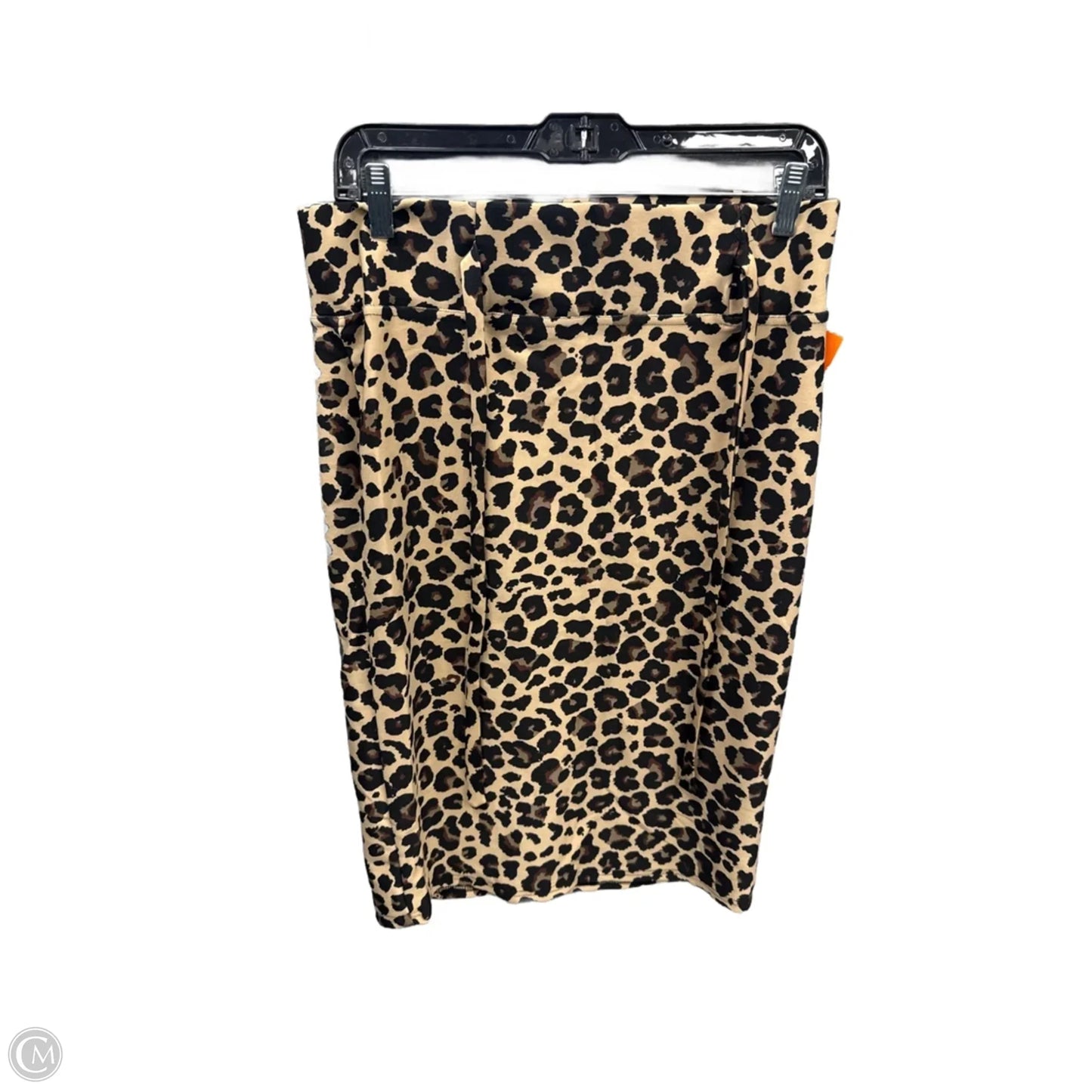 Skirt Midi By Clothes Mentor In Animal Print, Size: 12