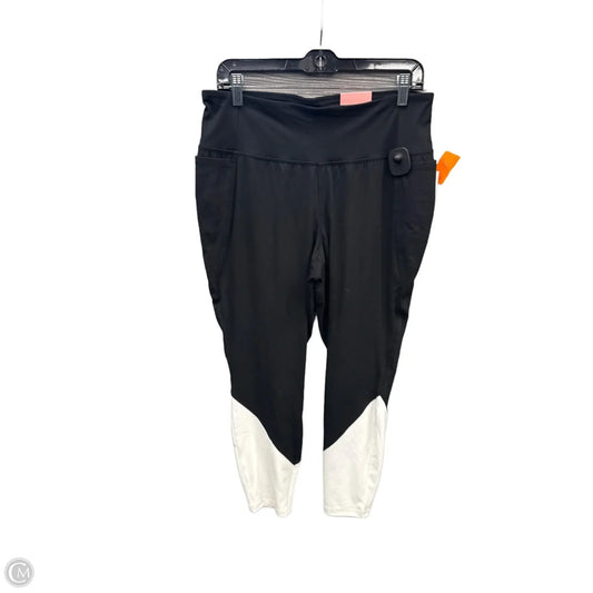 Athletic Leggings By Livi Active In Black, Size: 1x