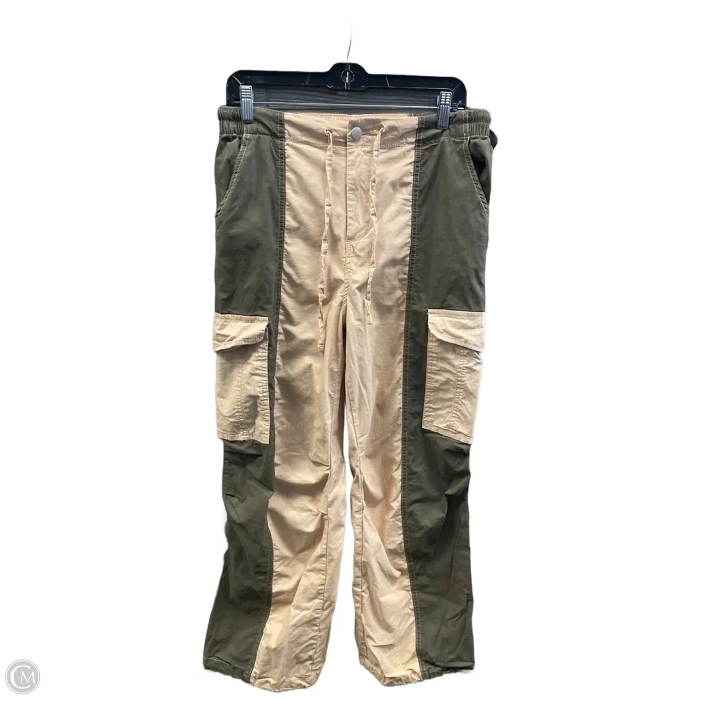 Pants Cargo & Utility By Happily Grey In Black & Green, Size: 12