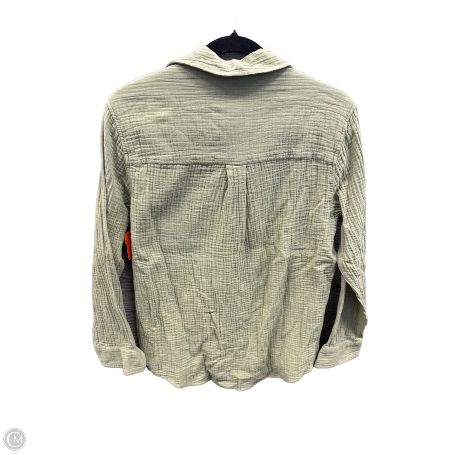 Top Long Sleeve By Universal Thread In Green, Size: S