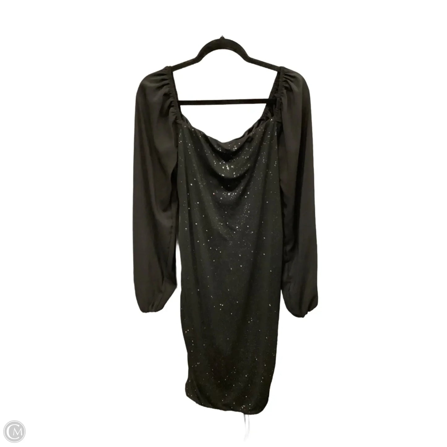Dress Party Midi By Clothes Mentor In Black, Size: 2x