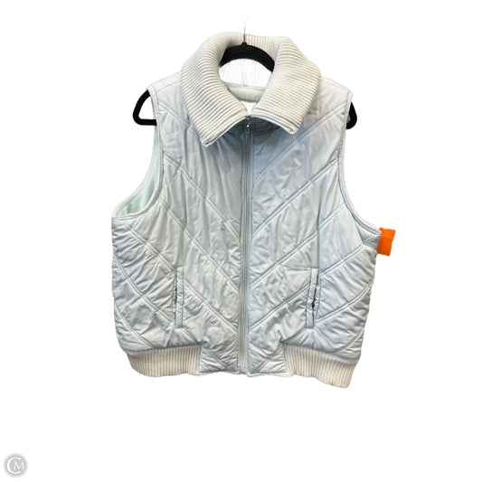 Vest Puffer & Quilted By Daisy Fuentes In Blue, Size: 1x