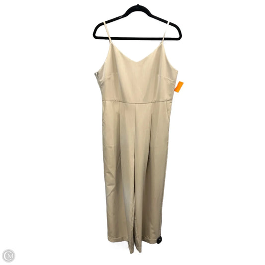 Jumpsuit By Clothes Mentor In Brown, Size: L
