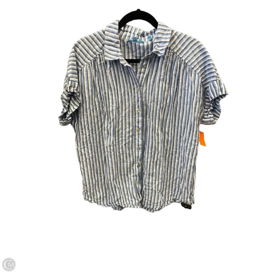 Top Short Sleeve By Draper James In Blue, Size: M