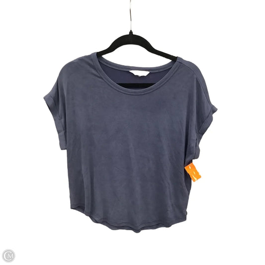 Top Short Sleeve By Lucky Brand In Navy, Size: S
