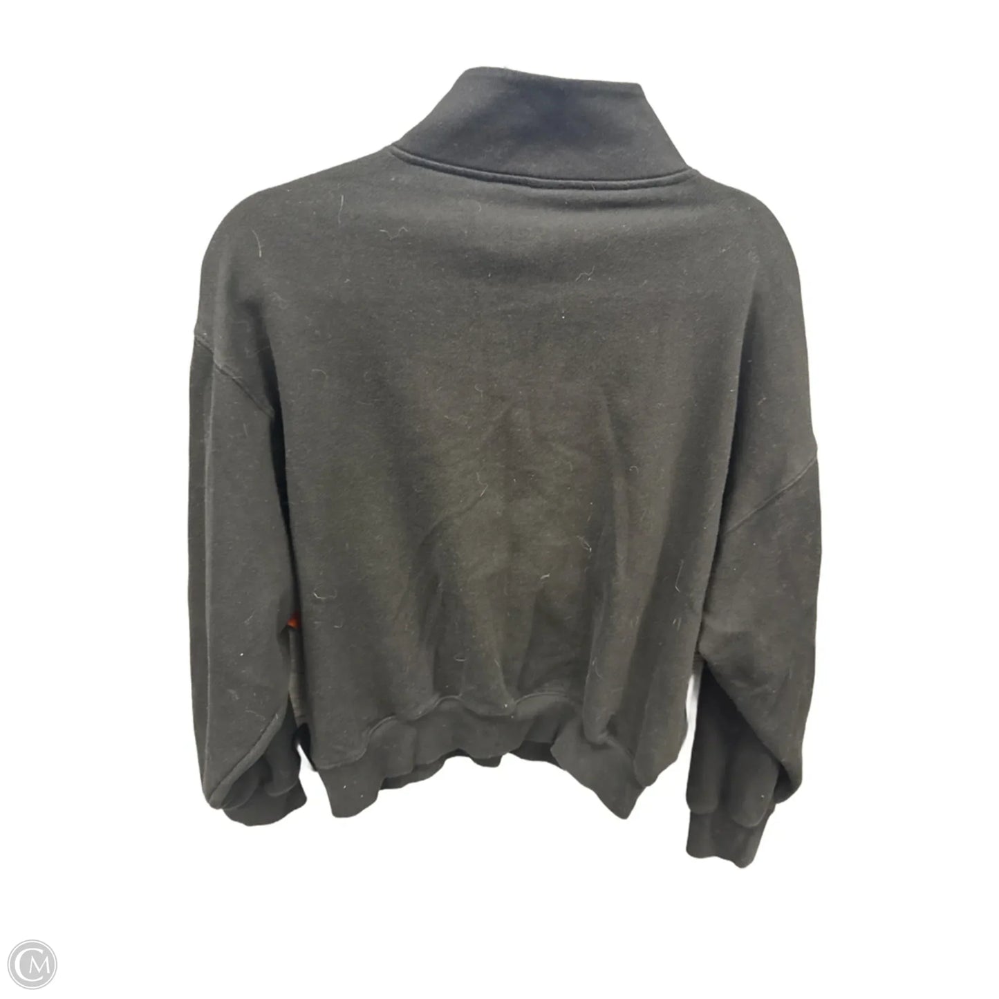 Sweatshirt Collar By Pink In Black, Size: S