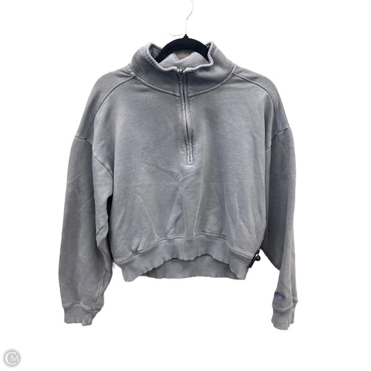 Sweatshirt Collar By Pink In Blue, Size: S