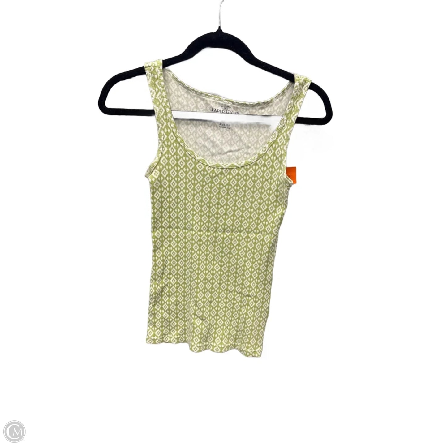 Tank Top By Faded Glory In Green, Size: M