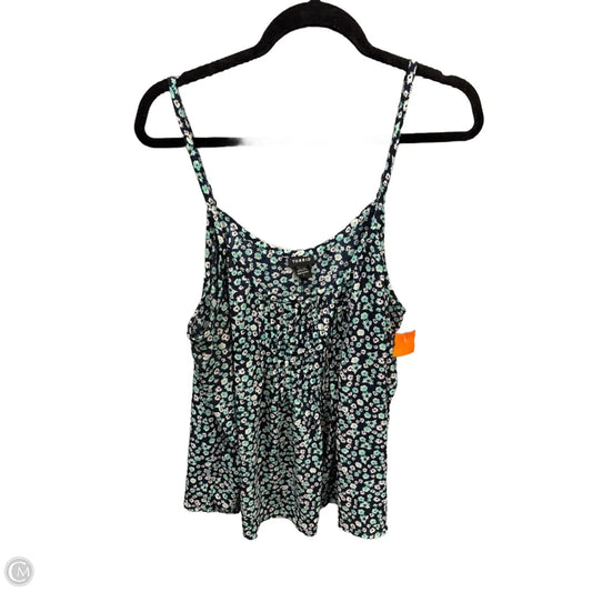 Top Sleeveless By Torrid In Floral Print, Size: 1x
