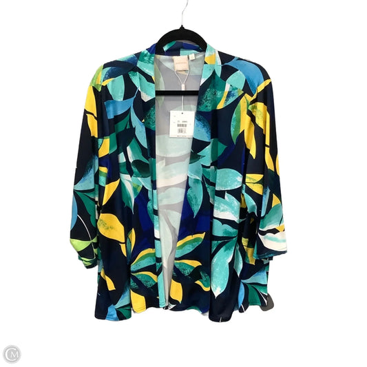 Cardigan By Zac And Rachel In Navy, Size: 2x