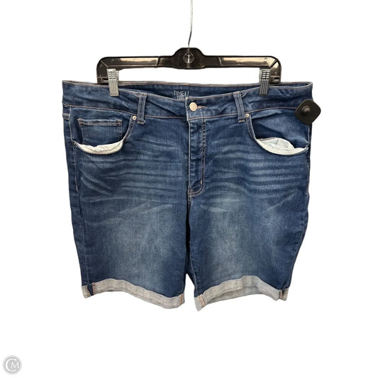 Shorts By Time And Tru In Blue Denim, Size: 20