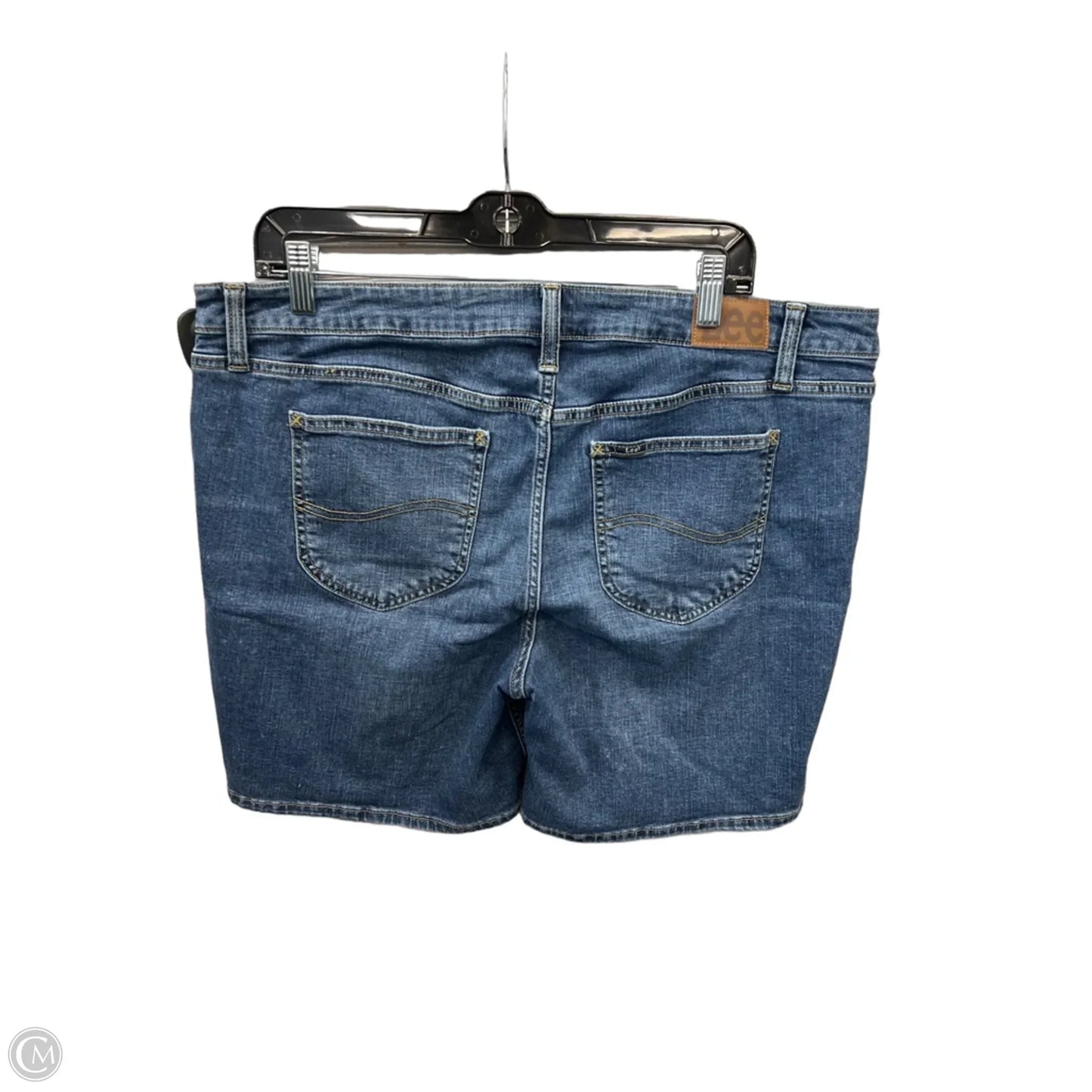 Shorts By Lee In Blue Denim, Size: 18